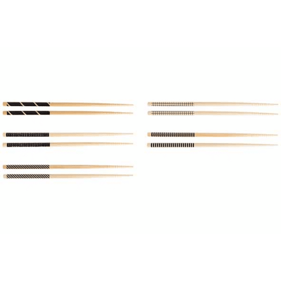 Chopsticks Zwart 22.5cm Set 5 Paar