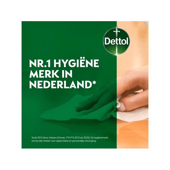 Dettol Reiniger Doekjes Power En Fresh Citrus 80St