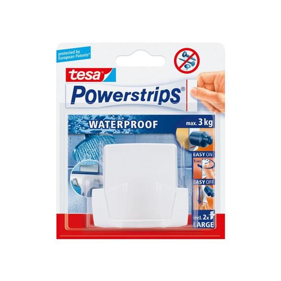 Tesa Powerstrips Waterproof Duo Haak Wt