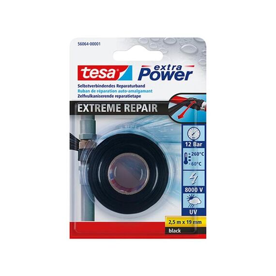 Tesa Extrem Repair Tape Black