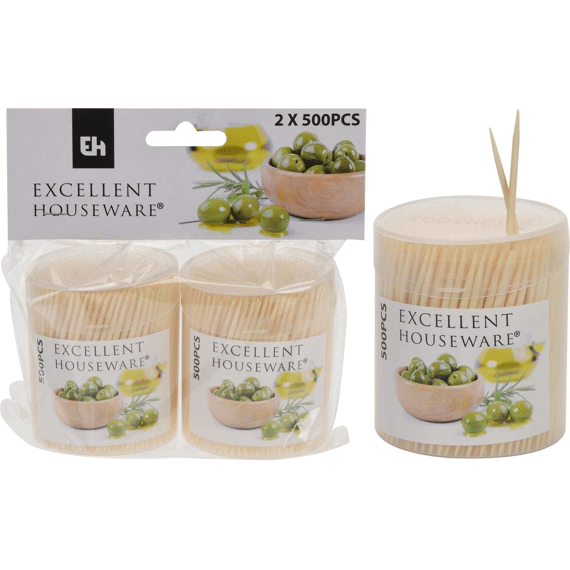 Cocktailprikkers Set 2X500 Stuks