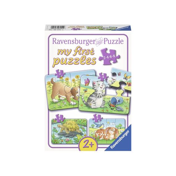 P My First Puzzle 2,4,6,8 Schattige Huisdieren