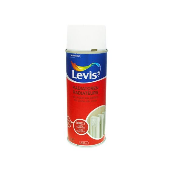 Levis Opfrisverf  Radiatoren Satin White Touch 0.4 L