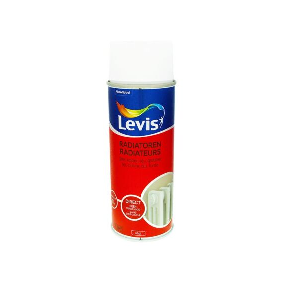 Levis Opfrisverf  Radiatoren Mat White Touch 0.4 L