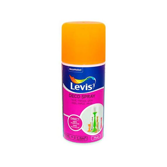 Levis Opfrisbeurt Deco Spray Fluo Orange 0.15 L