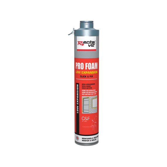 Pro Foam Low Expansion Click And Fix 800Gr