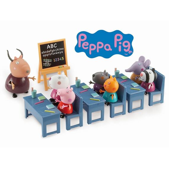 Peppa Pig Klaslokaal Met 7 Pers.