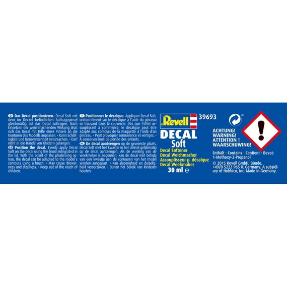 Revell 39693 Decal Soft 30Ml