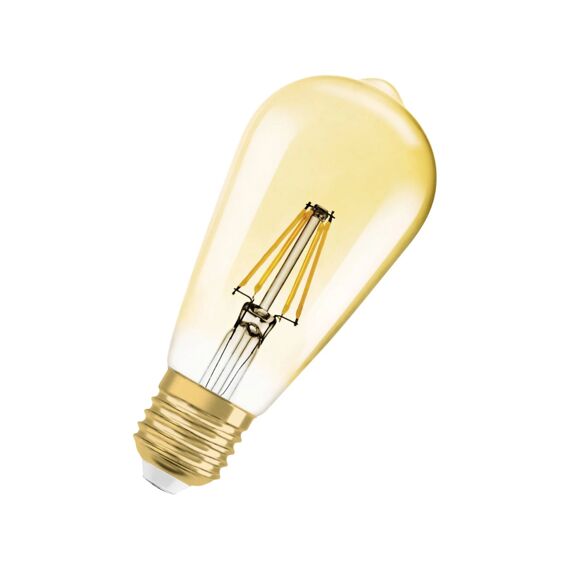 Osram 1906 Led Edison Goud E27 4W Wam wit