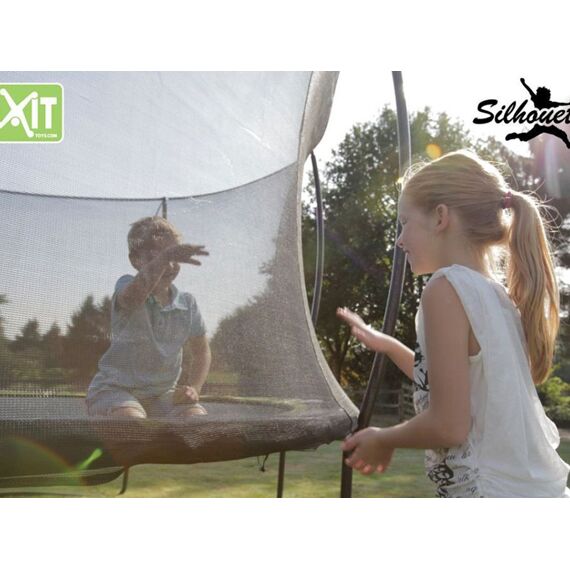 EXIT Silhouette Trampoline Met Veiligheidsnet 8Ft 244Cm