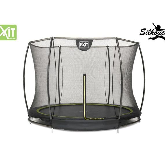 EXIT Silhouette Ingraaf Trampoline Met Veiligheidsnet 8Ft 244Cm