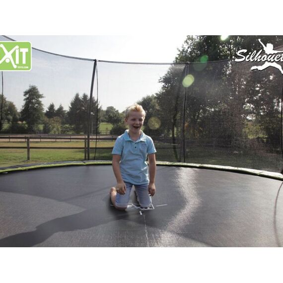 EXIT Silhouette Ingraaf Trampoline Met Veiligheidsnet 8Ft 244Cm