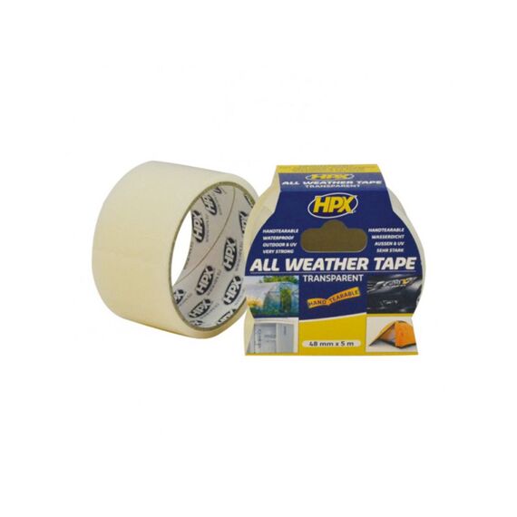 Hpx All Weather Tape - Transparant 48Mm X 25