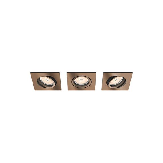 Philips Donegal Recessed Copper 3Xnw 230V (type 2)