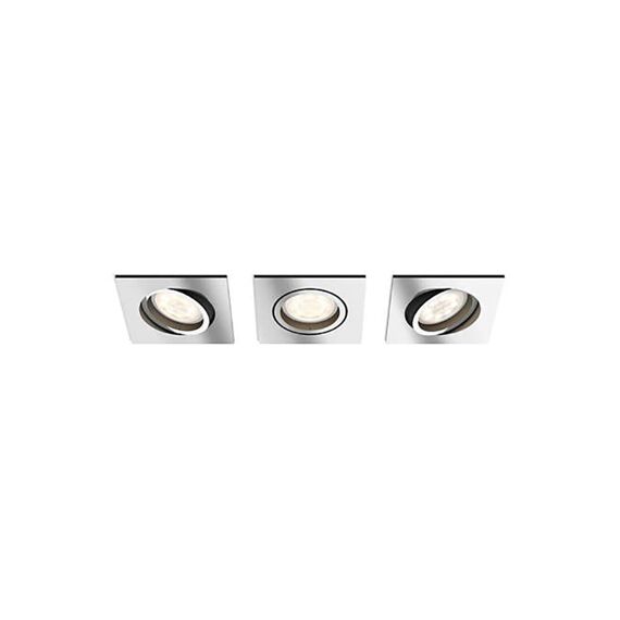 Philips Shellbark Recessed Chrome 3X4.5W Selv (type 1)