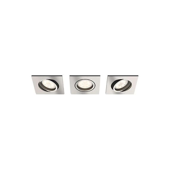 Philips Shellbark Recessed Nickel 3X4.5W Selv (type 1)