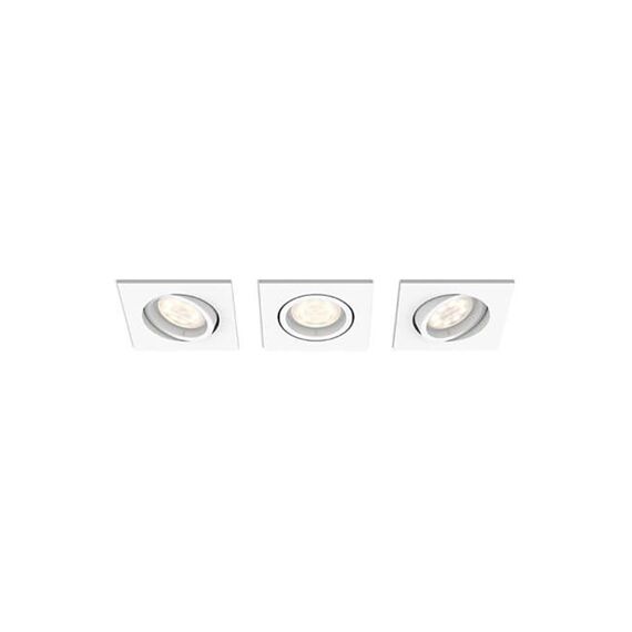 Philips Shellbark Recessed White 3X4.5W Selv (type 1)