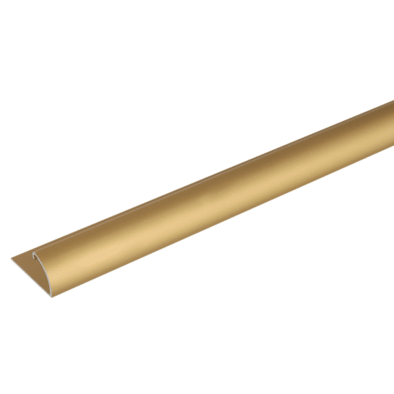 Afsluitprofiel Aluminium Goudkleurig Geanodiseerd 24,5x13,5/2m