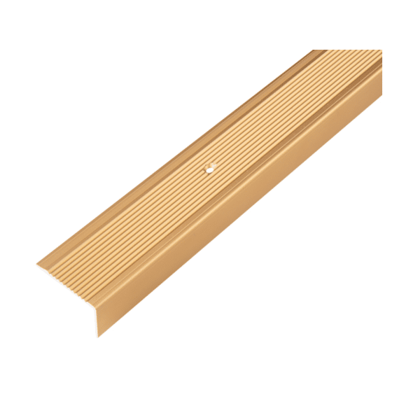 Trapneus Aluminium Goudkleurig 45x23x2,7/1m