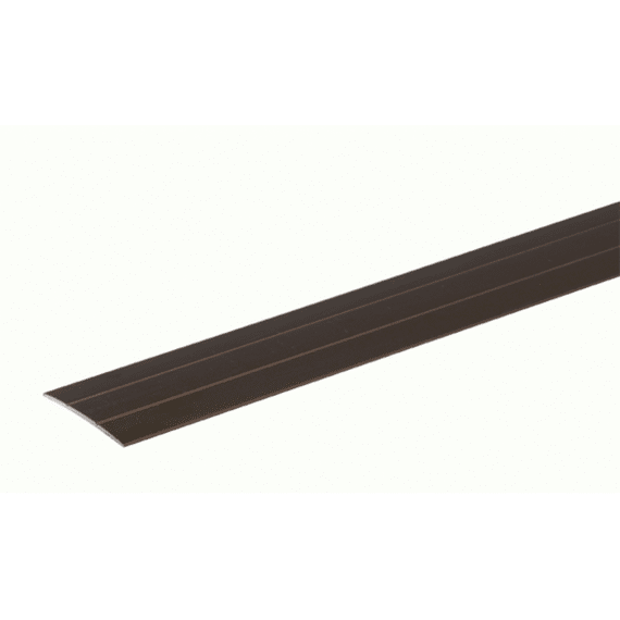 Overgangsprofiel met Schroefkanaal Aluminium Brons Geanodiseerd 38/0,9 messingb