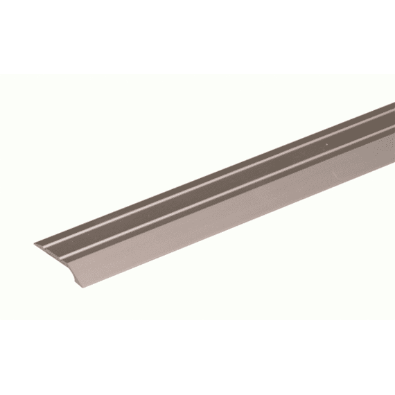 Compensatieprofiel met Schroefkaanl Aluminium Roestvrij Staal Geanodiseerd30x4/0,9m,sb