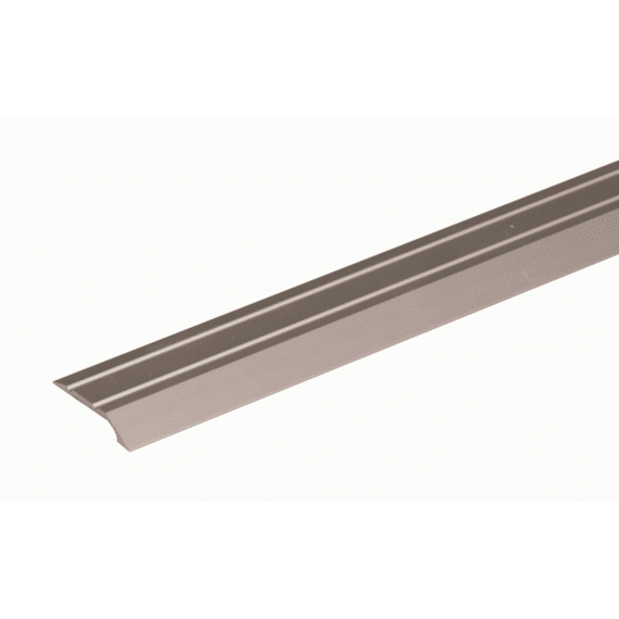 Compensatieprofiel met Schroefkanaal Aluminium Roestvrij Staal Geanodiseerd39x8/0,9m,sb