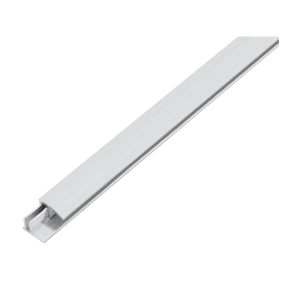 Aflsluitprofiel Duo Aluminium Zilver 22/1m