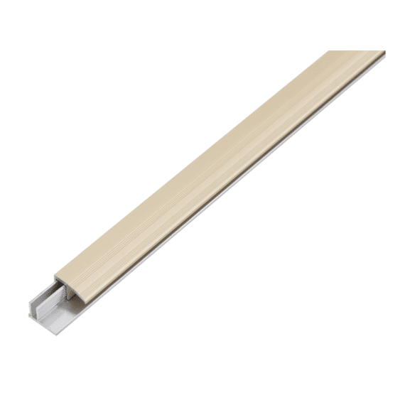 Aflsluitprofiel Duo Aluminium Zand 22/1m