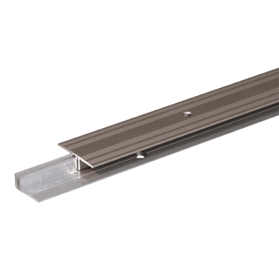 Overgangsprofiel Pro Aluminium Roestvrij Staal Geanodiseerd 34/0,9m,sb