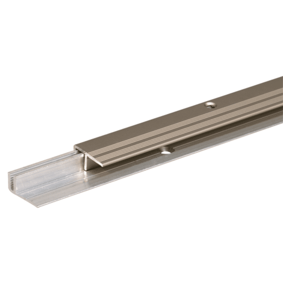 Afsluitprofiel Pro Aluminium Roestvrij Staal Geanodiseerd 22/0,9m,sb