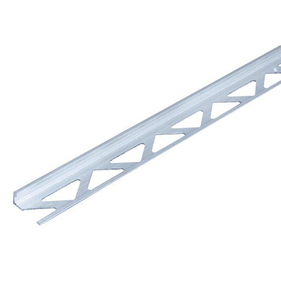 Afsluitprofiel Tegels Aluminium Blank 8/1m
