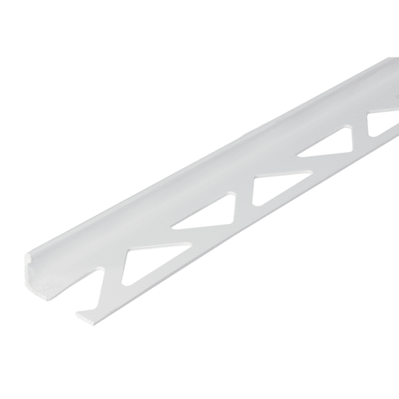 Afsluitprofiel Tegels PVC Wit 10/2,5m