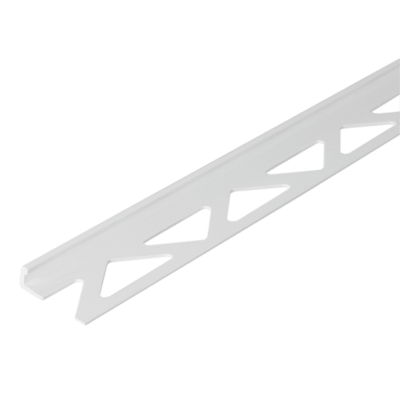 Afsluitprofiel Tegels PVC Wit 6/2,5m