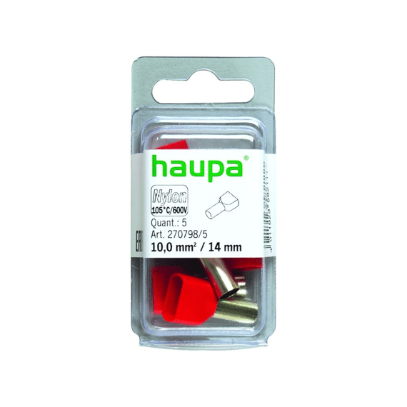 Huls 10x2,0 / 26,0mm Rood