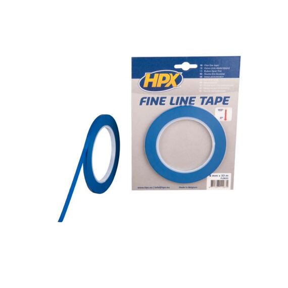 Hpx Fine Line Tape Blauw 6Mmx33M