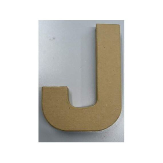 Paper Shape Letter 20X13.75X2.5 Cm J