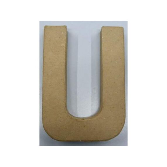 Paper Shape Letter 20X13.75X2.5 Cm U