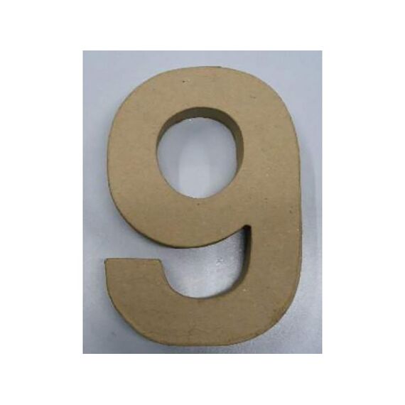 Paper Shape Cijfer 20X13.75X2.5 Cm 9