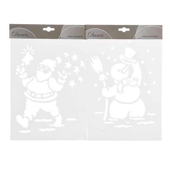 Stencils Reusable 2Ass White 21X30.3Cm