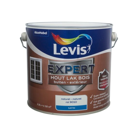 Levis Expert Houtlak Buiten Satin 2,5L Naturel