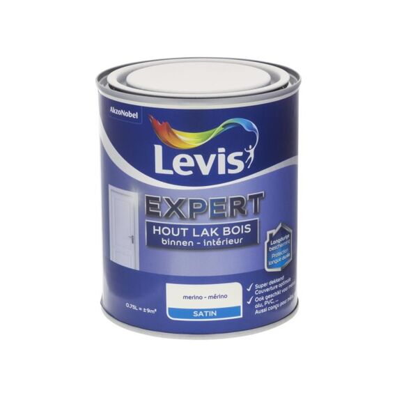 Levis Expert Houtlak Binnen Sat 0,75L Merino