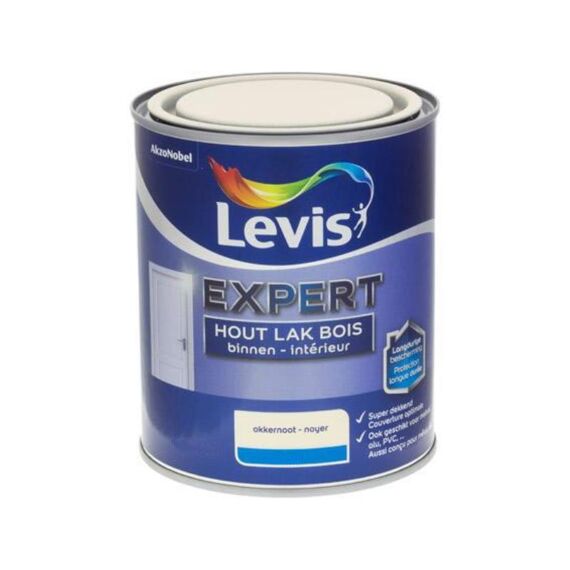 Levis Expert Houtlak Binnen Sat 0,25L Okkern.