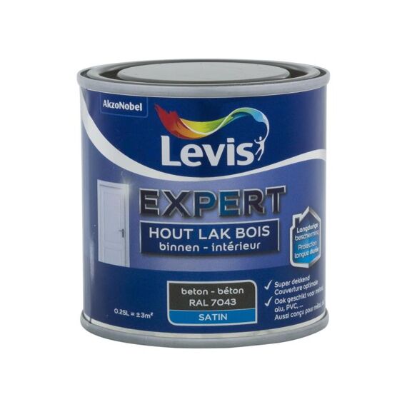 Levis Expert Houtlak Binnen Sat 0,25L Beton