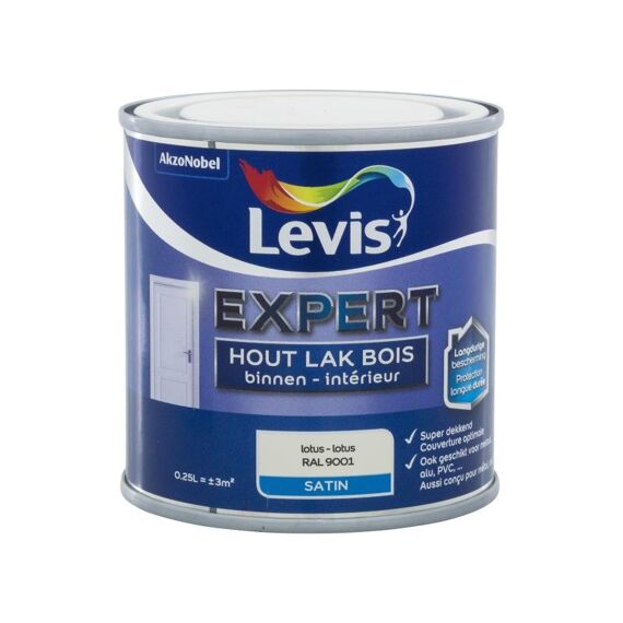 Levis Expert Houtlak Binnen Sat 0,25L Lotus