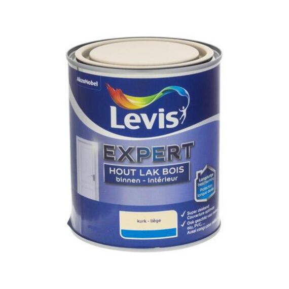 Levis Expert Houtlak Binnen Mat 0,25L Kurk