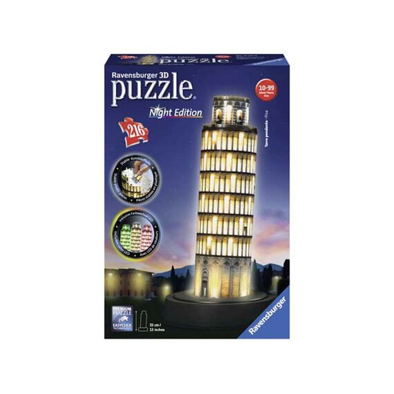 Ravensburger Puzzel 3D Toren Van Pisa Met Licht