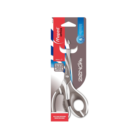 Maped Zenoa Fit Schaar 18Cm Asymmetrisch Zachte Grepen - Assortiment Prijs Per Stuk