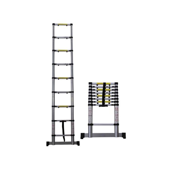 Telescopische Enkele Ladder 3M80 13 Treden