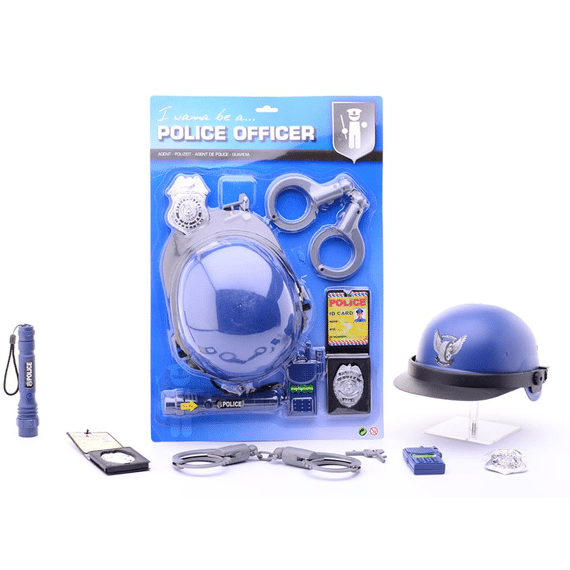 Politie Speelset Deluxe Op Kaart