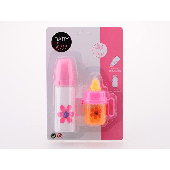 Baby Rose Zuigflessen 2 Stuks Op Kaart